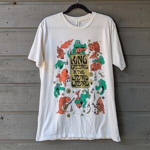 King Gizzard & The Lizard Wizard Organic Cotton Short Sleeve Crew Neck T-Shirt L